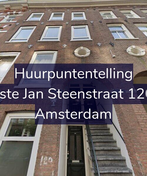 Foto gevel Huurpuntentelling voor Eerste Jan Steenstraat 120-1, Amsterdam