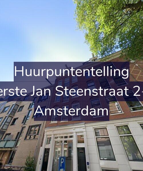 Foto gevel Huurpuntentelling voor Eerste Jan Steenstraat 2-3, Amsterdam