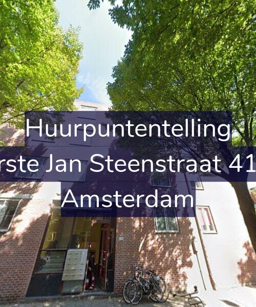 Foto gevel Huurpuntentelling voor Eerste Jan Steenstraat 41-A, Amsterdam