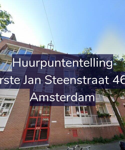 Foto gevel Huurpuntentelling voor Eerste Jan Steenstraat 46-F, Amsterdam