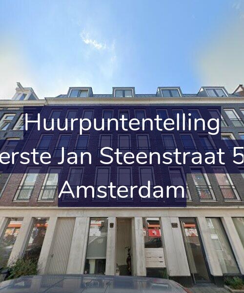Foto gevel Huurpuntentelling voor Eerste Jan Steenstraat 58, Amsterdam