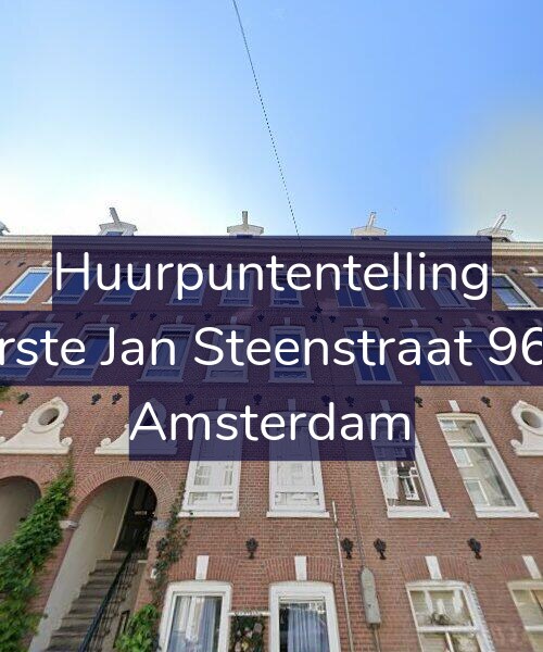 Foto gevel Huurpuntentelling voor Eerste Jan Steenstraat 96-3, Amsterdam