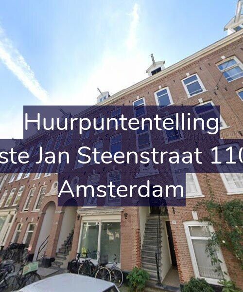 Foto gevel Huurpuntentelling voor Eerste Jan Steenstraat 110-H, Amsterdam