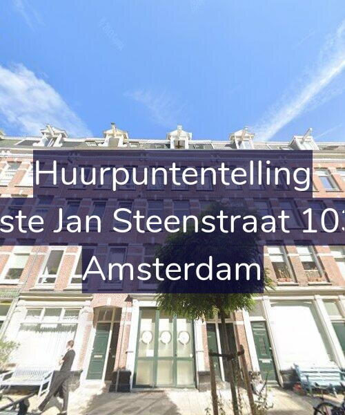 Foto gevel Huurpuntentelling voor Eerste Jan Steenstraat 103-4, Amsterdam