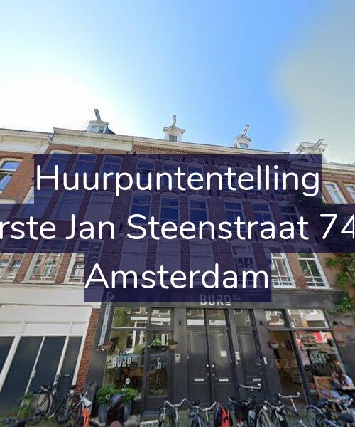 Foto gevel Huurpuntentelling voor Eerste Jan Steenstraat 74-4, Amsterdam