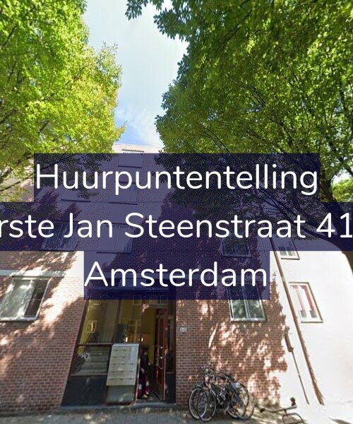 Foto gevel Huurpuntentelling voor Eerste Jan Steenstraat 41-C, Amsterdam