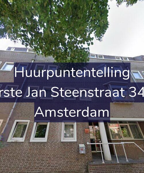 Foto gevel Huurpuntentelling voor Eerste Jan Steenstraat 34-B, Amsterdam