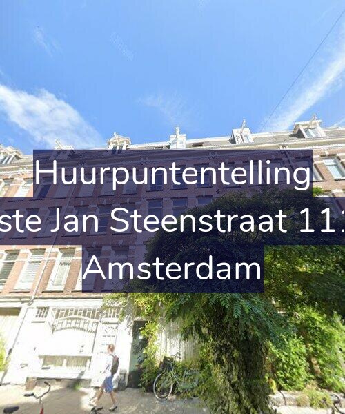 Foto gevel Huurpuntentelling voor Eerste Jan Steenstraat 111-H, Amsterdam