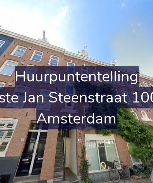 Foto gevel Huurpuntentelling voor Eerste Jan Steenstraat 100-H, Amsterdam