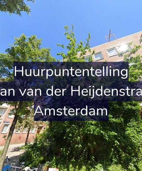Foto gevel Huurpuntentelling voor Eerste Jan van der Heijdenstraat 85-F, Amsterdam