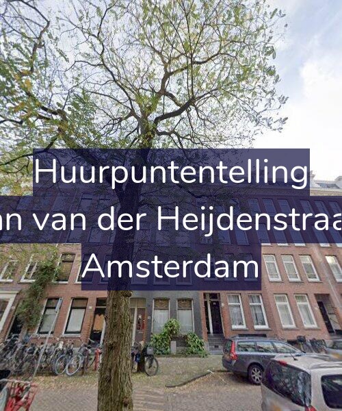 Foto gevel Huurpuntentelling voor Eerste Jan van der Heijdenstraat 136-H, Amsterdam