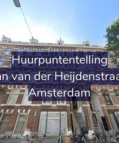 Foto gevel Huurpuntentelling voor Eerste Jan van der Heijdenstraat 38-1V, Amsterdam