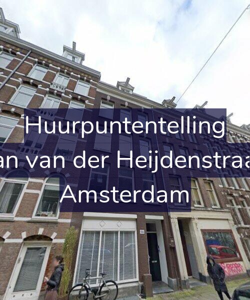 Foto gevel Huurpuntentelling voor Eerste Jan van der Heijdenstraat 104-1, Amsterdam