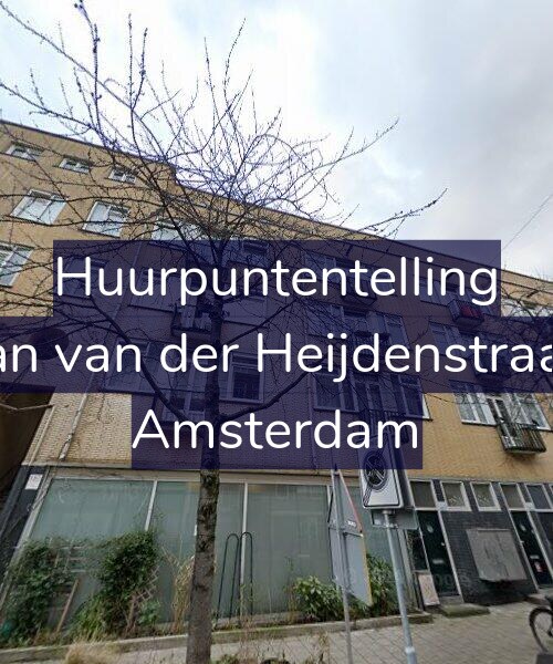 Foto gevel Huurpuntentelling voor Eerste Jan van der Heijdenstraat 121-C, Amsterdam