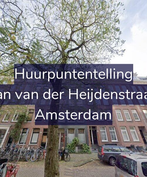 Foto gevel Huurpuntentelling voor Eerste Jan van der Heijdenstraat 136-4, Amsterdam