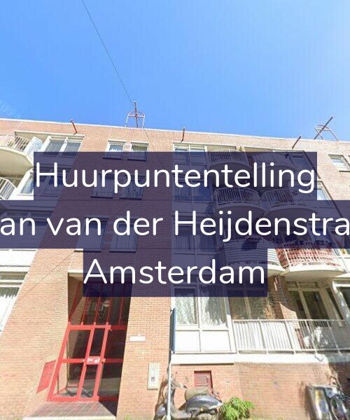 Foto gevel Huurpuntentelling voor Eerste Jan van der Heijdenstraat 93-E, Amsterdam