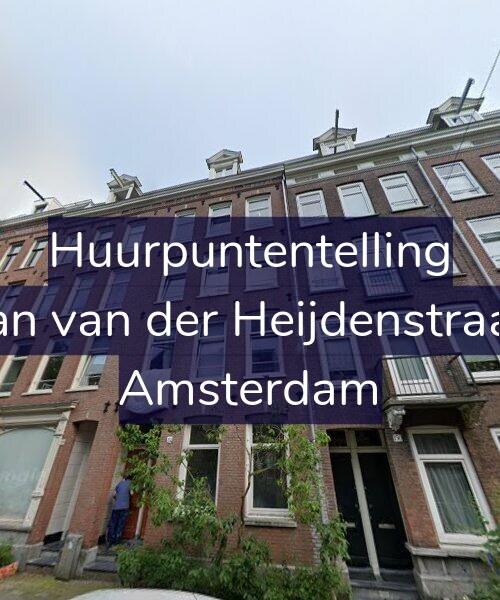 Foto gevel Huurpuntentelling voor Eerste Jan van der Heijdenstraat 152-3, Amsterdam