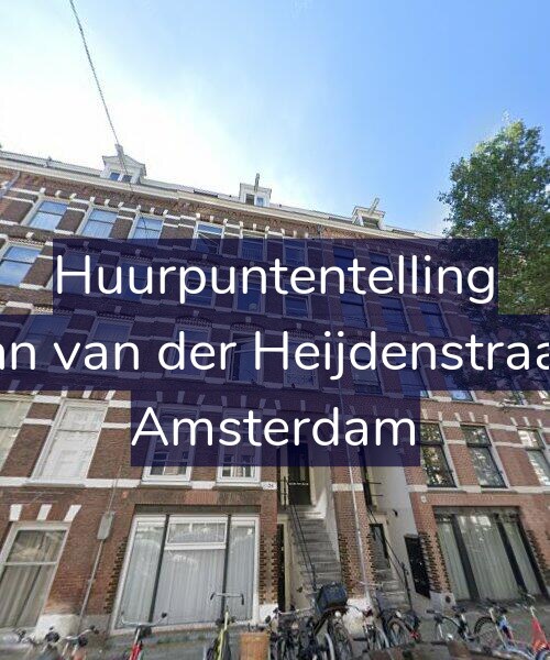 Foto gevel Huurpuntentelling voor Eerste Jan van der Heijdenstraat 38-1A, Amsterdam
