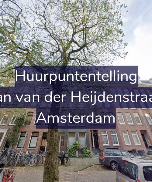 Foto gevel Huurpuntentelling voor Eerste Jan van der Heijdenstraat 136-1, Amsterdam