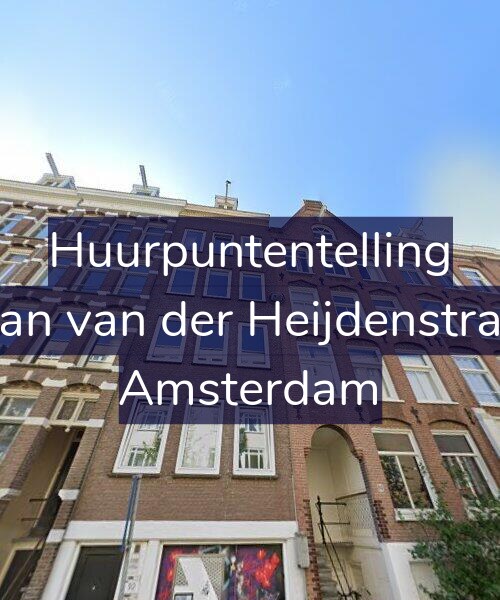 Foto gevel Huurpuntentelling voor Eerste Jan van der Heijdenstraat 92-3, Amsterdam