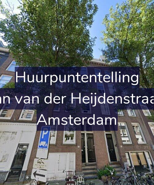 Foto gevel Huurpuntentelling voor Eerste Jan van der Heijdenstraat 82-3A, Amsterdam