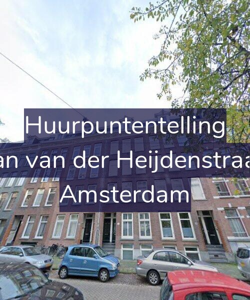 Foto gevel Huurpuntentelling voor Eerste Jan van der Heijdenstraat 130-2, Amsterdam
