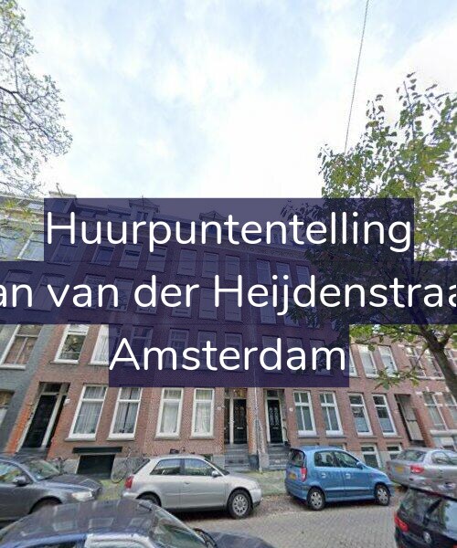 Foto gevel Huurpuntentelling voor Eerste Jan van der Heijdenstraat 132-2, Amsterdam