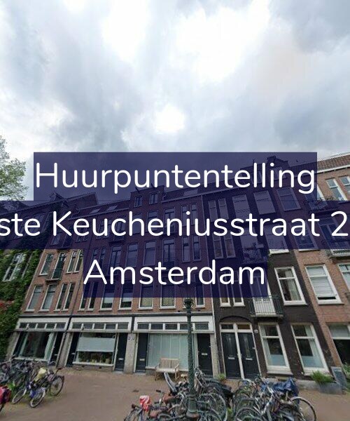 Foto gevel Huurpuntentelling voor Eerste Keucheniusstraat 26-1, Amsterdam