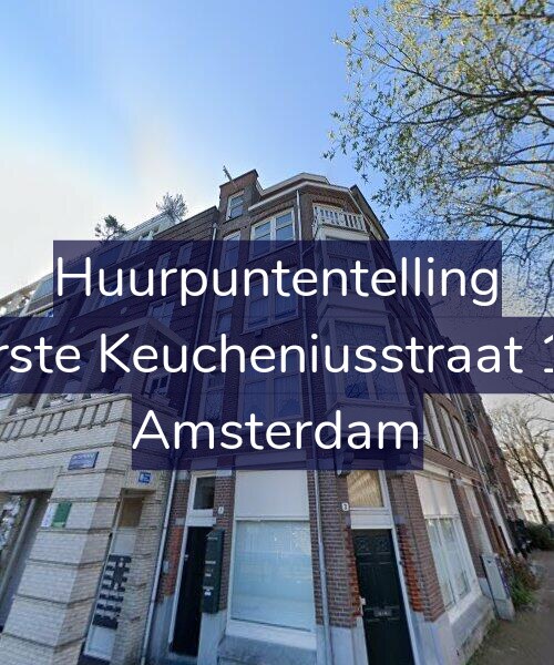 Foto gevel Huurpuntentelling voor Eerste Keucheniusstraat 1-1, Amsterdam
