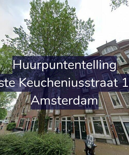 Foto gevel Huurpuntentelling voor Eerste Keucheniusstraat 17-1, Amsterdam
