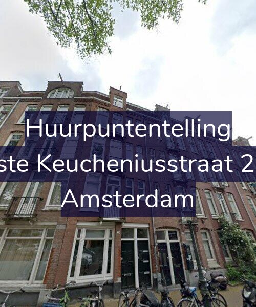Foto gevel Huurpuntentelling voor Eerste Keucheniusstraat 23-C, Amsterdam