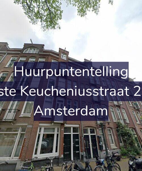 Foto gevel Huurpuntentelling voor Eerste Keucheniusstraat 23-B, Amsterdam