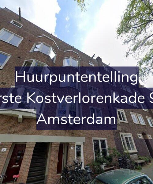 Foto gevel Huurpuntentelling voor Eerste Kostverlorenkade 9-1, Amsterdam