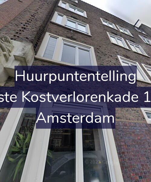 Foto gevel Huurpuntentelling voor Eerste Kostverlorenkade 10-2, Amsterdam