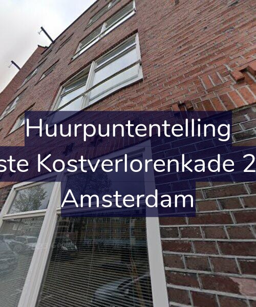 Foto gevel Huurpuntentelling voor Eerste Kostverlorenkade 20-2, Amsterdam