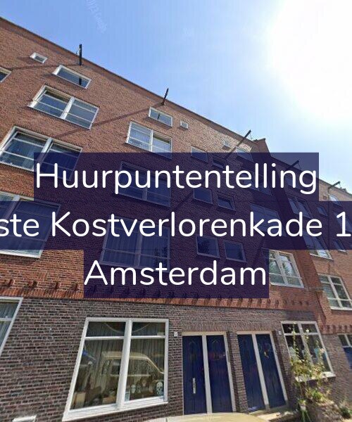 Foto gevel Huurpuntentelling voor Eerste Kostverlorenkade 18-1, Amsterdam