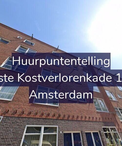Foto gevel Huurpuntentelling voor Eerste Kostverlorenkade 18-3, Amsterdam