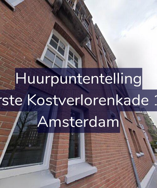 Foto gevel Huurpuntentelling voor Eerste Kostverlorenkade 1-2, Amsterdam