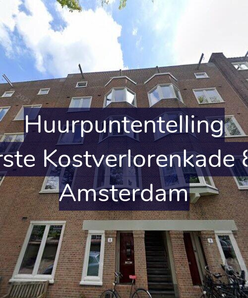 Foto gevel Huurpuntentelling voor Eerste Kostverlorenkade 8-1, Amsterdam