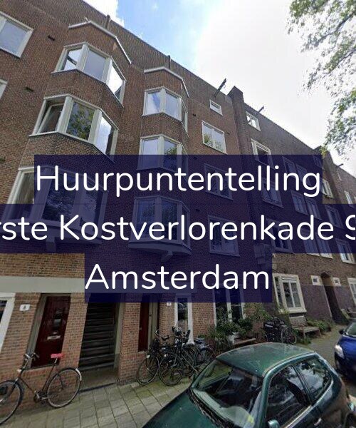Foto gevel Huurpuntentelling voor Eerste Kostverlorenkade 9-H, Amsterdam