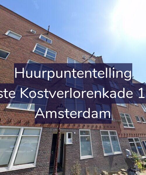 Foto gevel Huurpuntentelling voor Eerste Kostverlorenkade 15-A, Amsterdam
