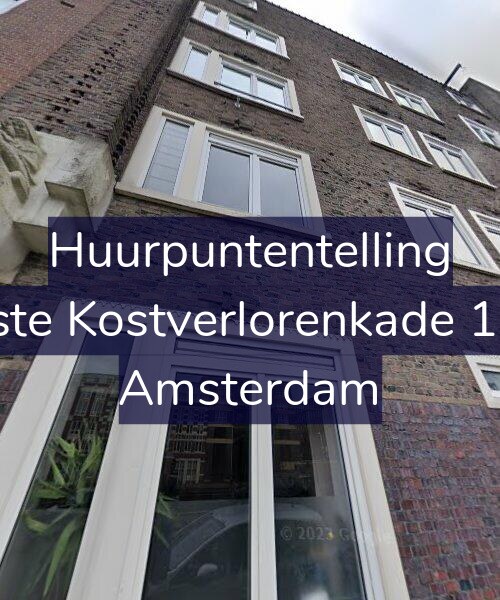 Foto gevel Huurpuntentelling voor Eerste Kostverlorenkade 10-H, Amsterdam