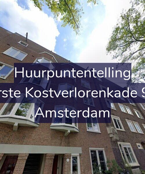 Foto gevel Huurpuntentelling voor Eerste Kostverlorenkade 9-2, Amsterdam