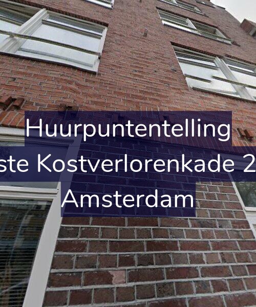 Foto gevel Huurpuntentelling voor Eerste Kostverlorenkade 21-2, Amsterdam