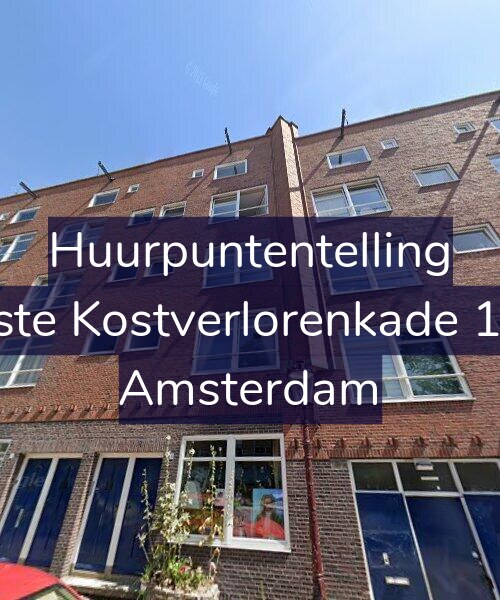 Foto gevel Huurpuntentelling voor Eerste Kostverlorenkade 19-1, Amsterdam