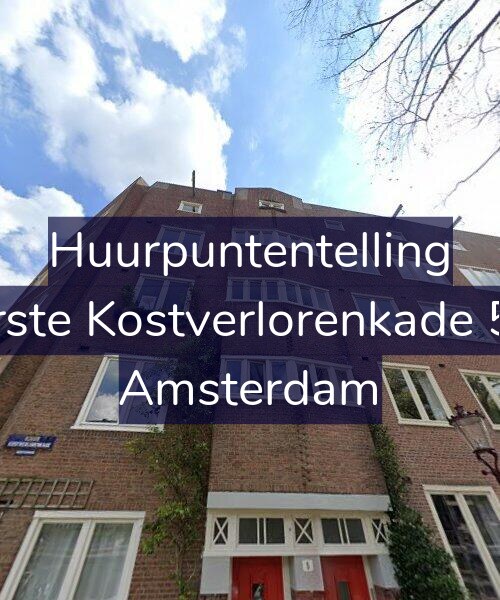 Foto gevel Huurpuntentelling voor Eerste Kostverlorenkade 5-2, Amsterdam
