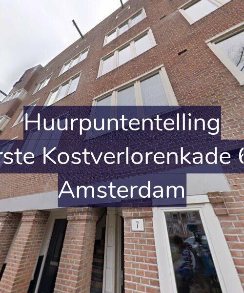 Foto gevel Huurpuntentelling voor Eerste Kostverlorenkade 6-3, Amsterdam