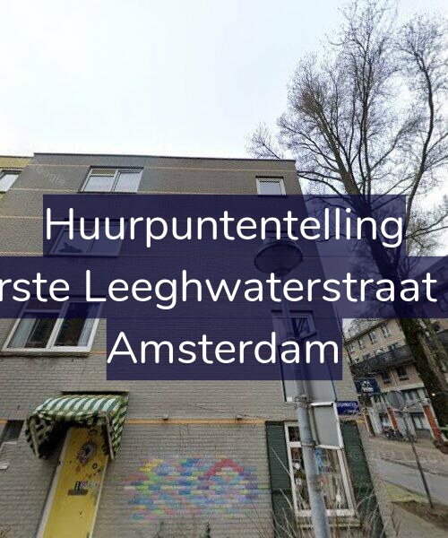 Foto gevel Huurpuntentelling voor Eerste Leeghwaterstraat 24, Amsterdam