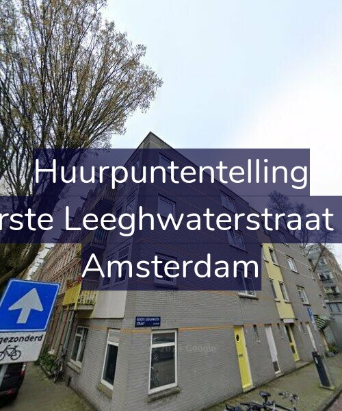 Foto gevel Huurpuntentelling voor Eerste Leeghwaterstraat 30, Amsterdam