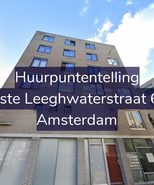 Foto gevel Huurpuntentelling voor Eerste Leeghwaterstraat 6-C, Amsterdam